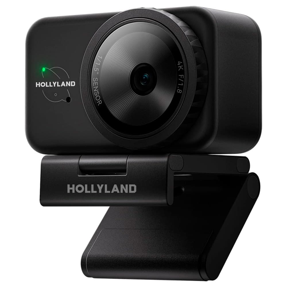 Camara Web Hollyland Lyra 4K UHD Sensor CMOS 1 1.5 Autofoco PDAF Seguimiento IA Cancelacion De Ruido