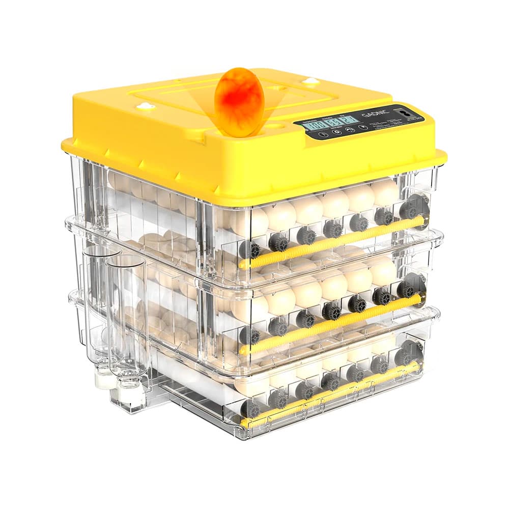 Incubadora de Huevos Automatica Gadnic Capacidad 108 Huevos Expandible Ovoscopio Giro Automático Outlet