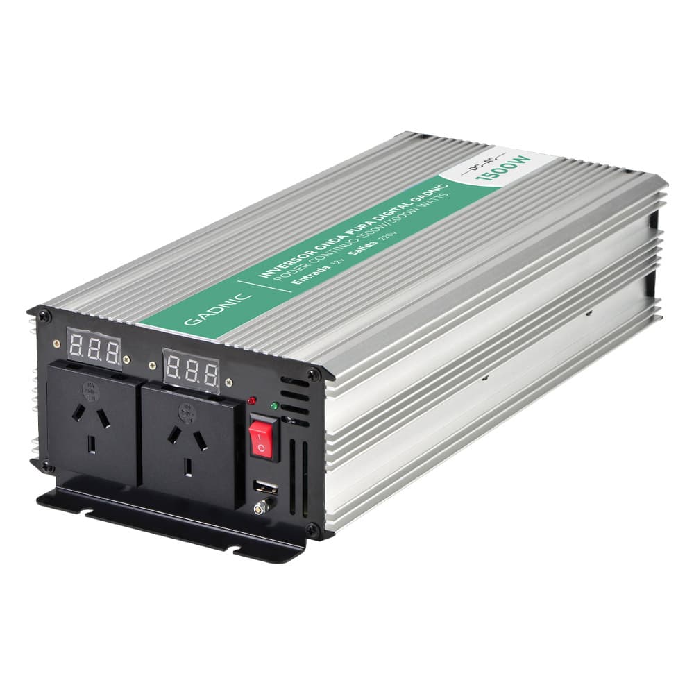 Inversor Onda Pura Corriente 1500w Gadnic IV-12 Digital Outlet