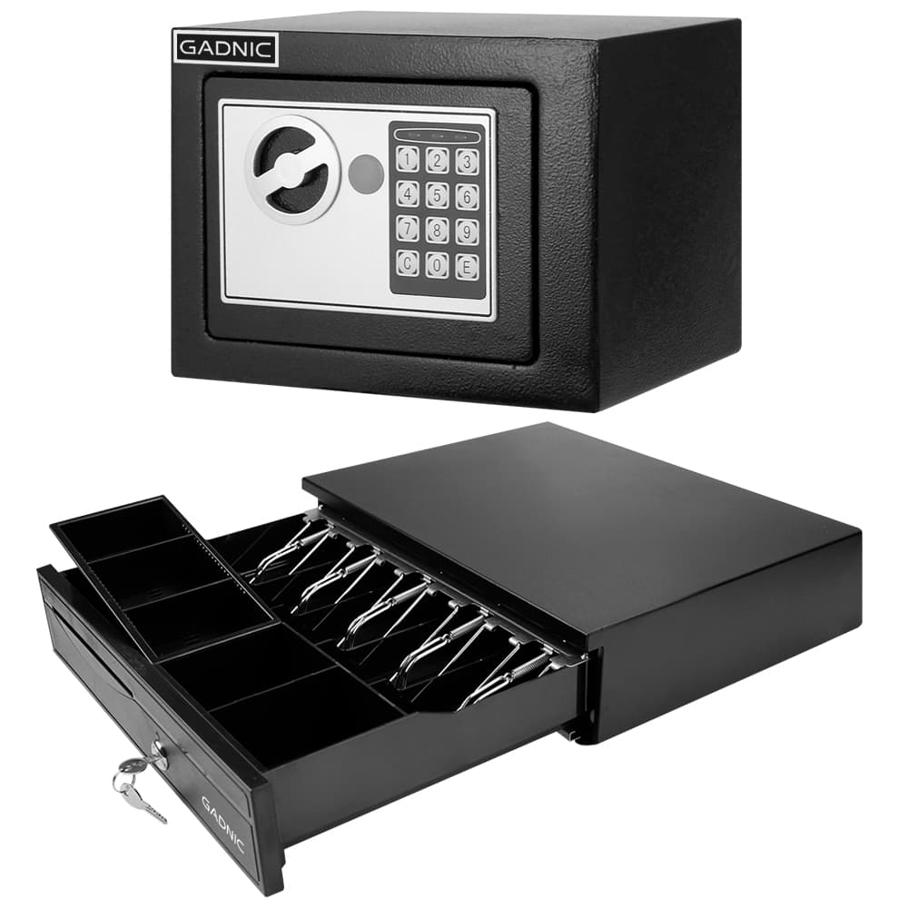 Kit Comercial Gaveta Dinero 5 Billetes G405 Caja Fuerte E17