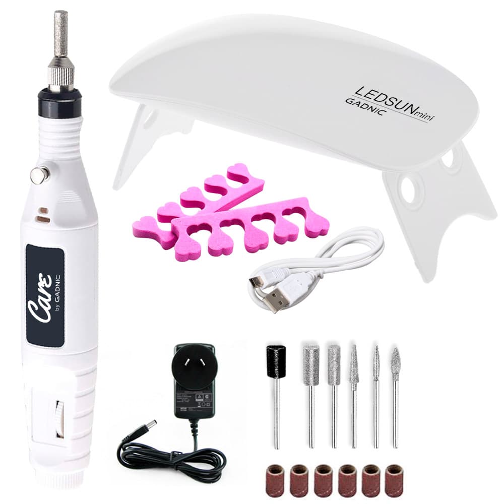 Kit Para Uñas Gadnic Torno T102 Cabina UV Ledsun Mini