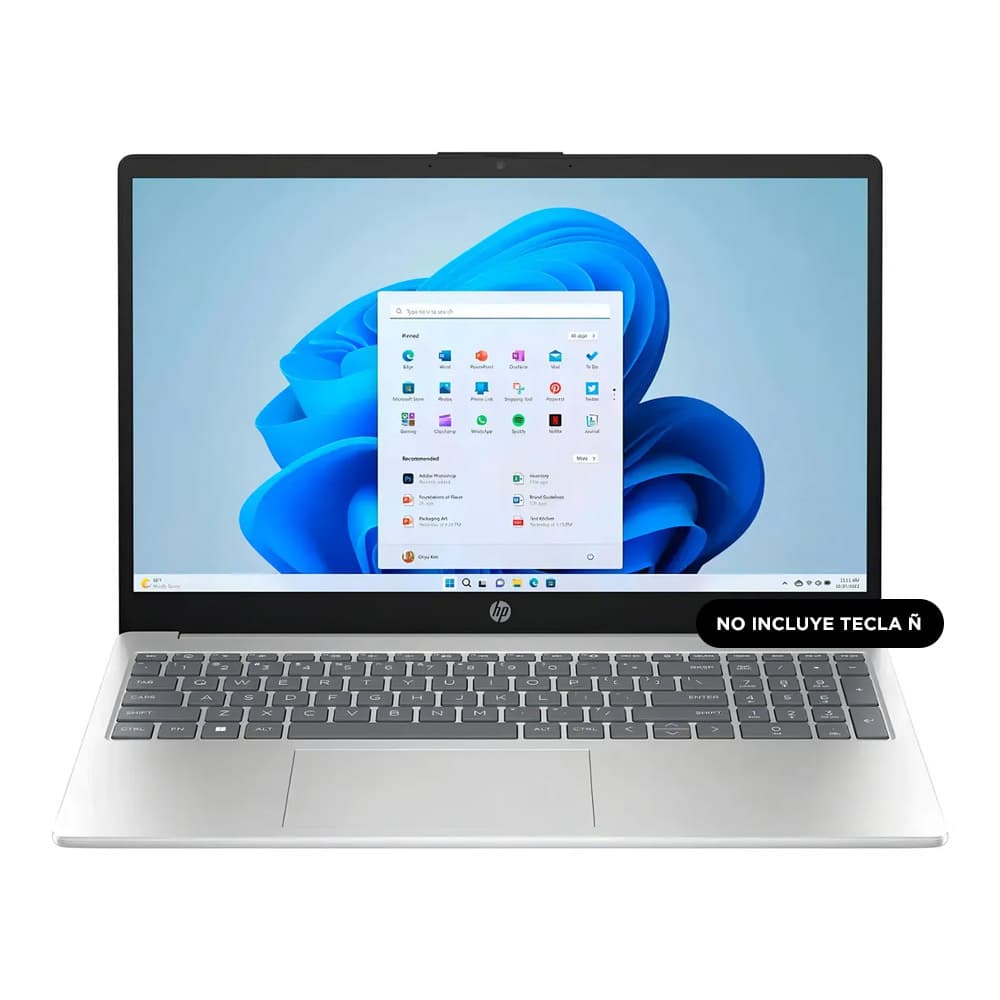 Notebook HP 156 FHD IPS Ci7-1255U 16GB RAM 512GB SSD Natural Silver