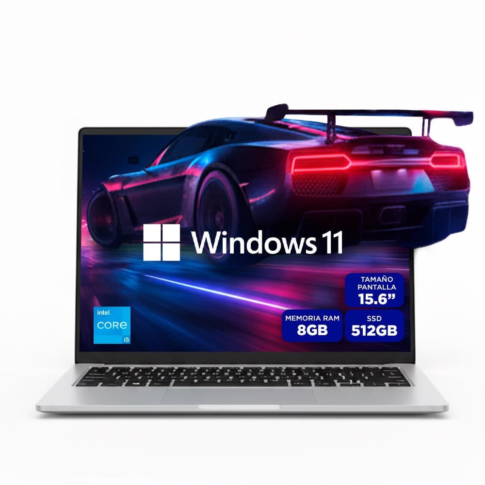 Notebook HP 15-FD0043LA Windows 11 Home Intel Core i5 RAM 8GB SSD 512GB FHD 156” Outlet