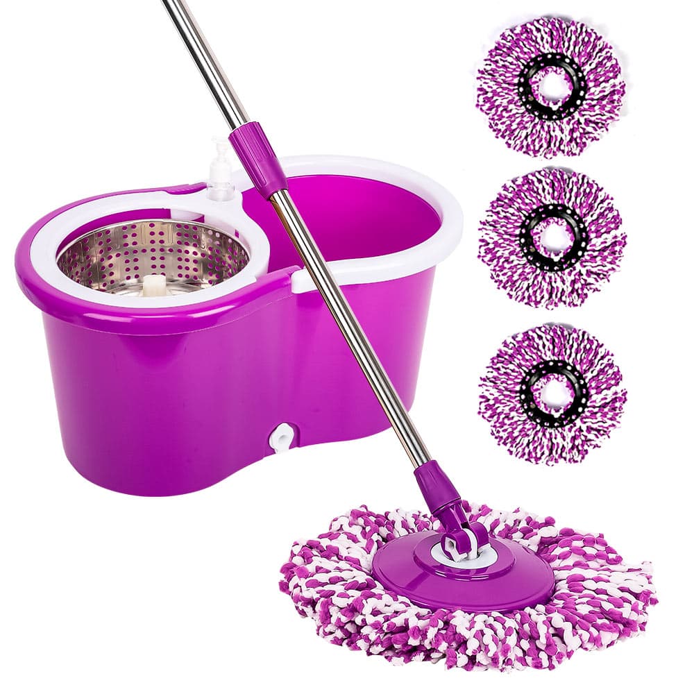 Mopa Gadnic G-Mop333 360 con Balde Centrífugo y Dispenser 4 Paños Outlet