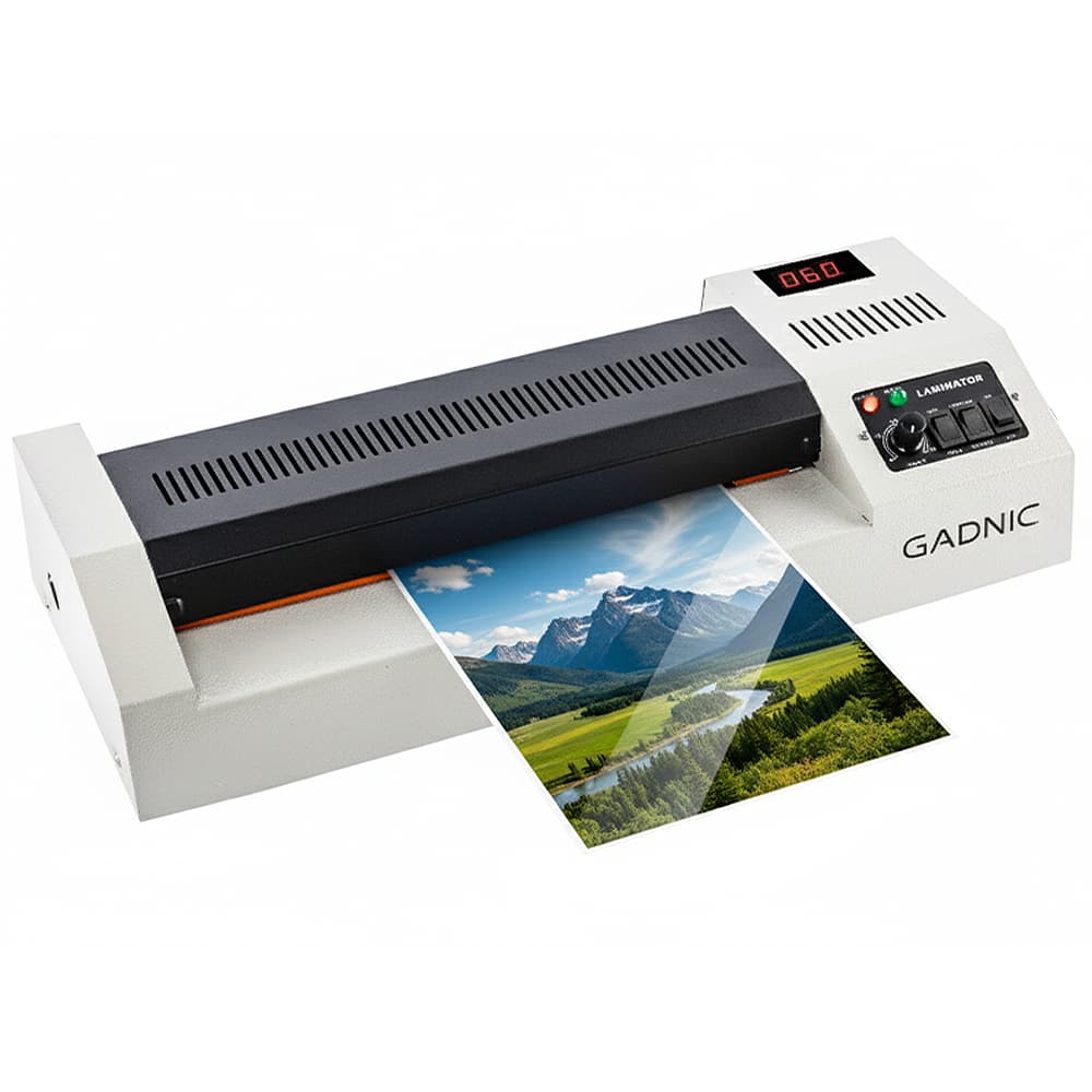Plastificadora Gadnic Laminado Frío Calor Calentamiento 3-5 Minutos Protege Fotos Y Documentos Función Reversa