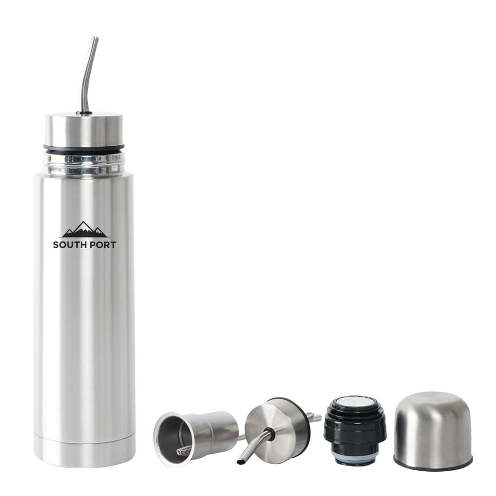 Termo Mate Autocebante South Port By Gadnic 500 ml Acero Inoxidable Outlet