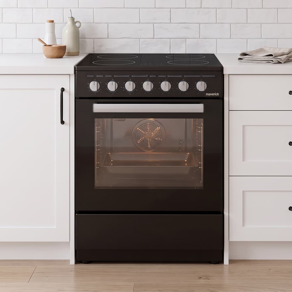 Cocina Eléctrica Vitrocerámica Maverick 50 cm con Horno Y 4 Zonas