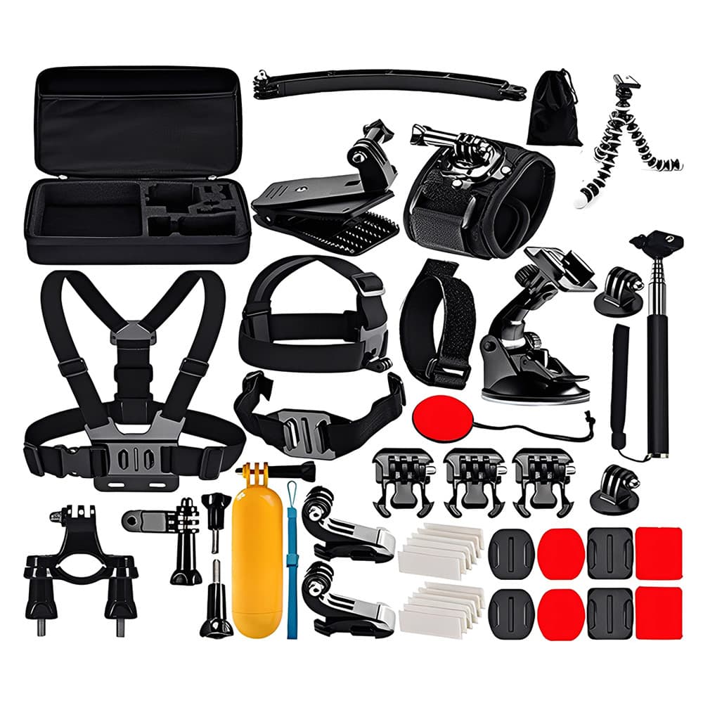 Kit Accesorios Para Cámara Deportiva Gadnic 55 Piezas
