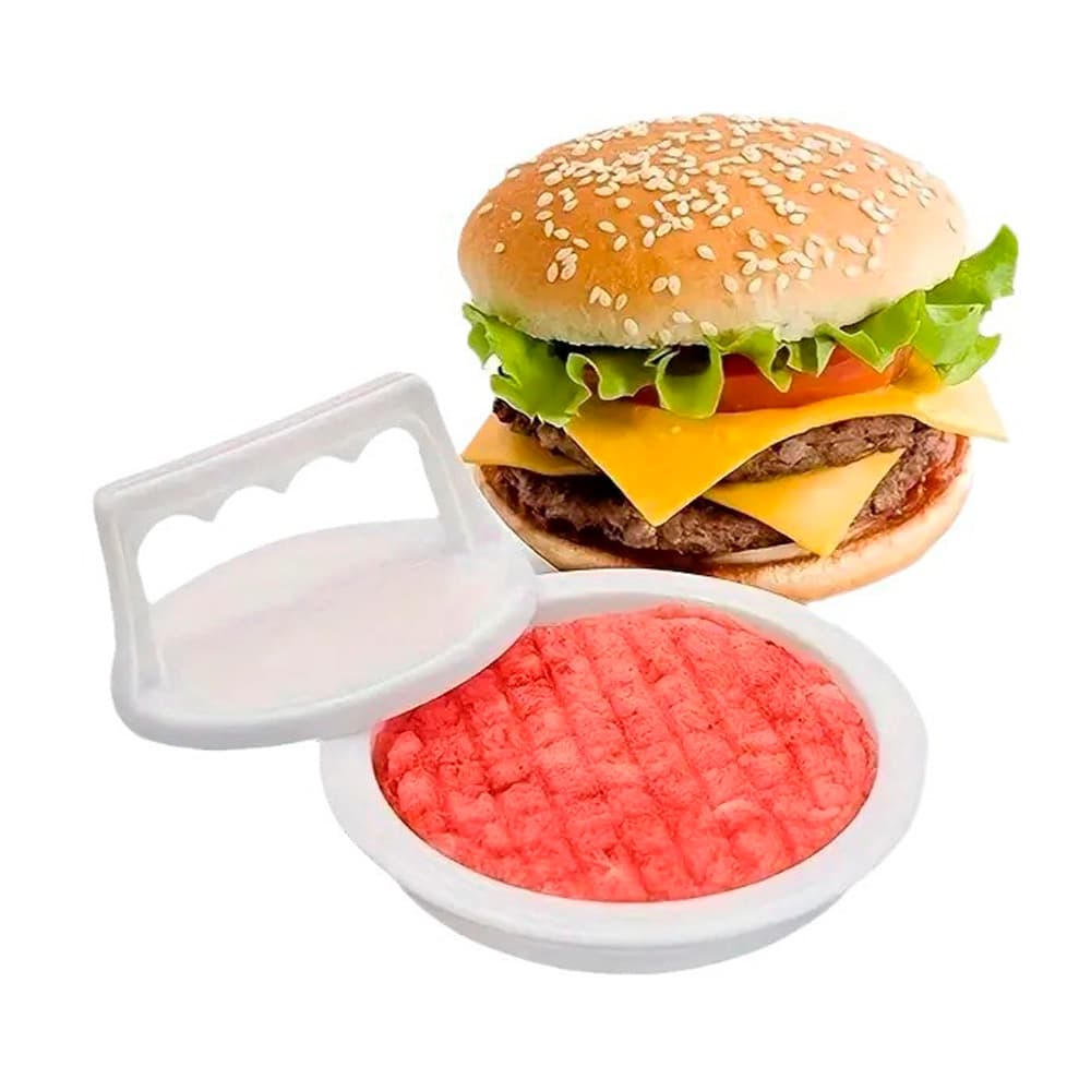 Molde para Hamburguesas Caseras Gadnic Prensa con Tapa y Manija