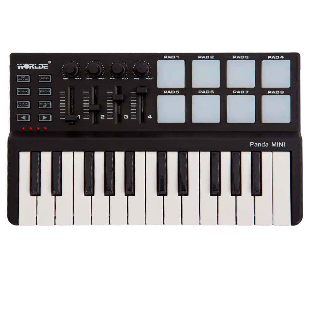 Mini Teclado Panda Mini 25 Teclas USB Outlet