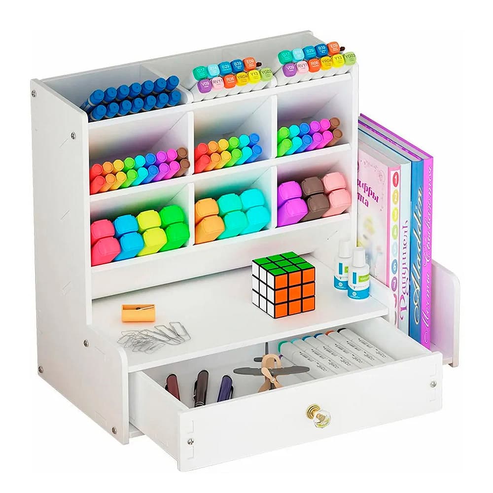 Organizador de Escritorio Gadnic Con Cajon y Estantes Outlet