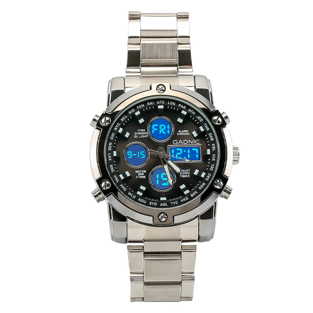 Reloj Digital Gadnic RM70F23 Acero Inoxidable Cronometro Alarma Timer Outlet