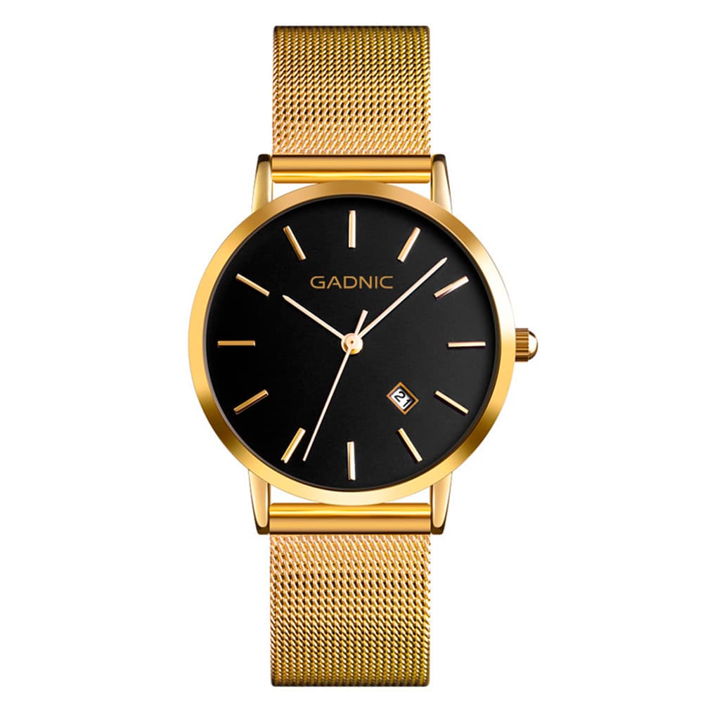 Reloj Pulsera Analógico Gadnic Elegante De Cuarzo Outlet