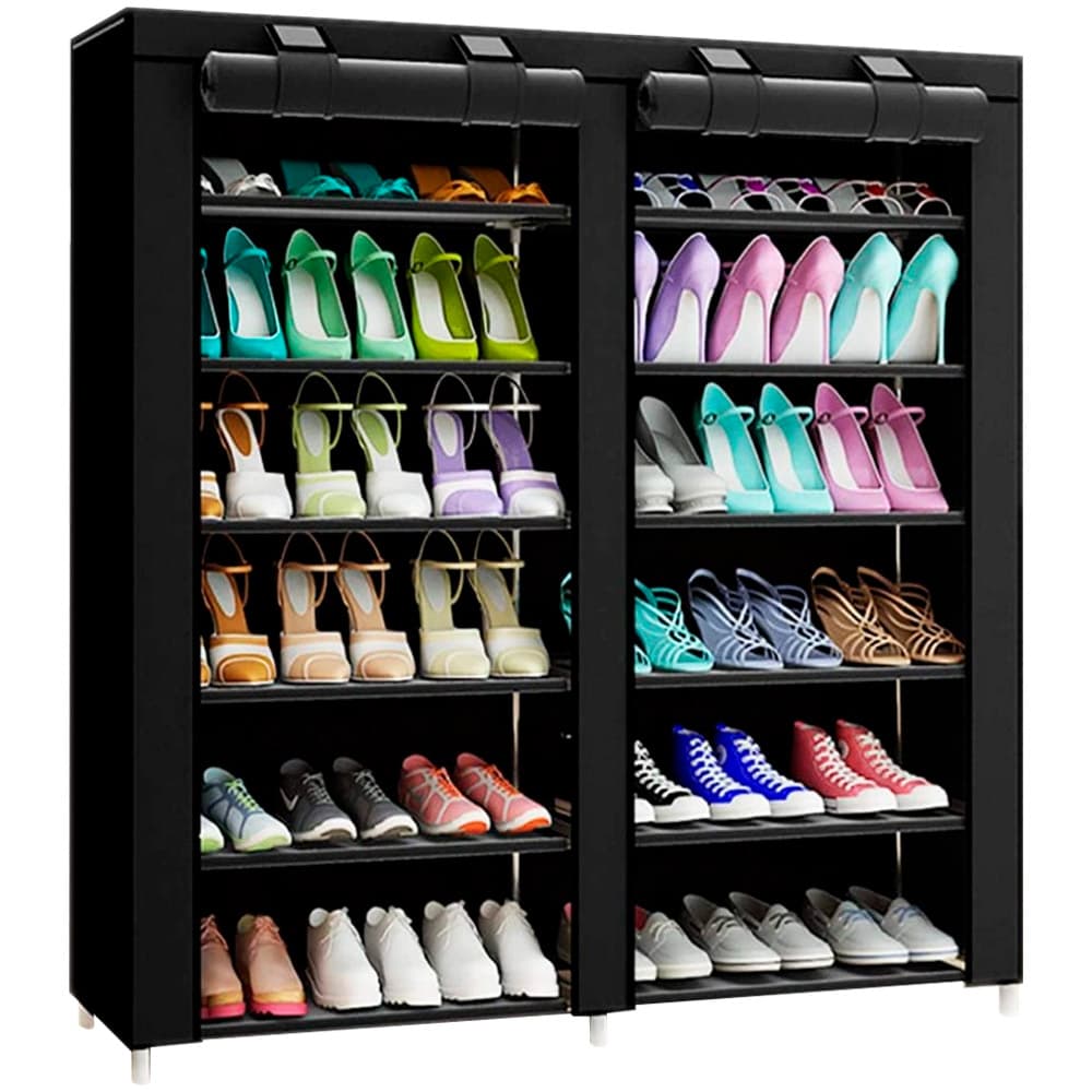 Zapatero Gadnic Rack Botinero Organizador de Calzado 12 Niveles 36 Pares Hermético Outlet