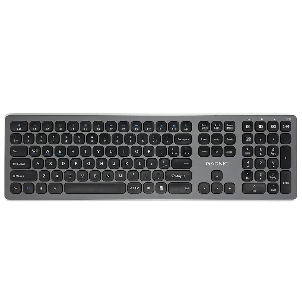 Teclado Inalámbrico Gadnic Universal Recargable Usado