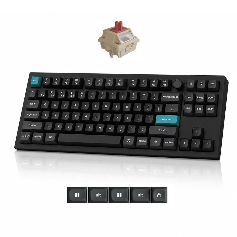 Teclado Mecánico Inalámbrico Personalizado Keychron Q3 Ultra 8K Negro