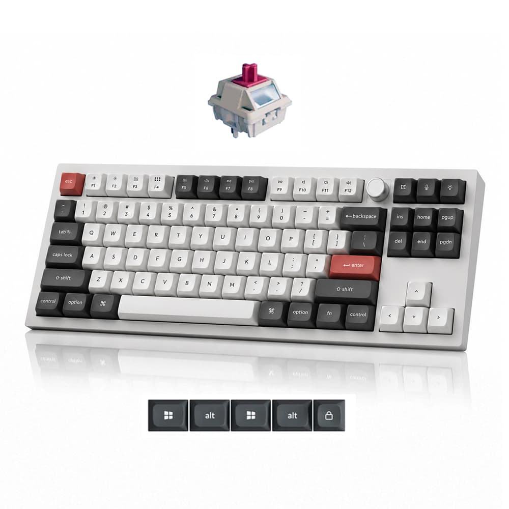 Teclado Mecánico Inalámbrico Personalizado Keychron Q3 Ultra 8K Blanco