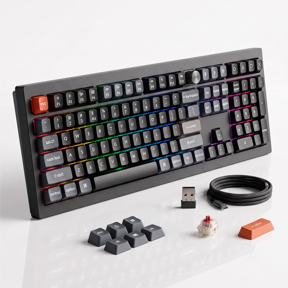 Teclado Mecánico Inalámbrico Personalizado Keychron V6 Ultra 8K
