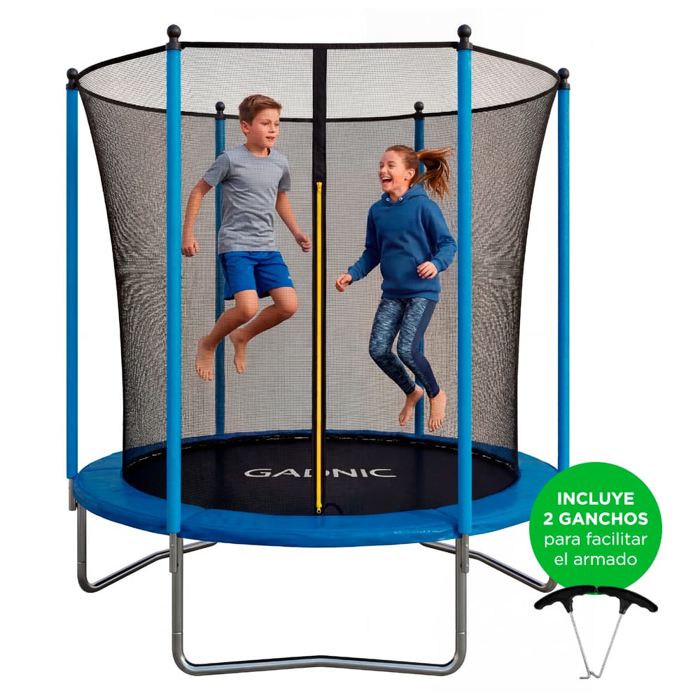 Cama Elástica Gadnic 244 cm Con Red De Protección Outlet