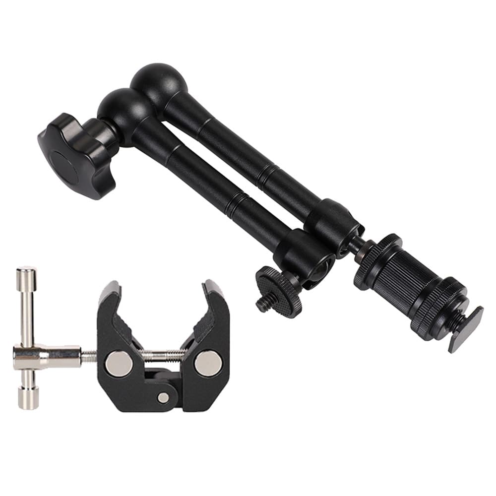 Brazo Metálico Soporte Gadnic Articulado Multifuncional Pinza
