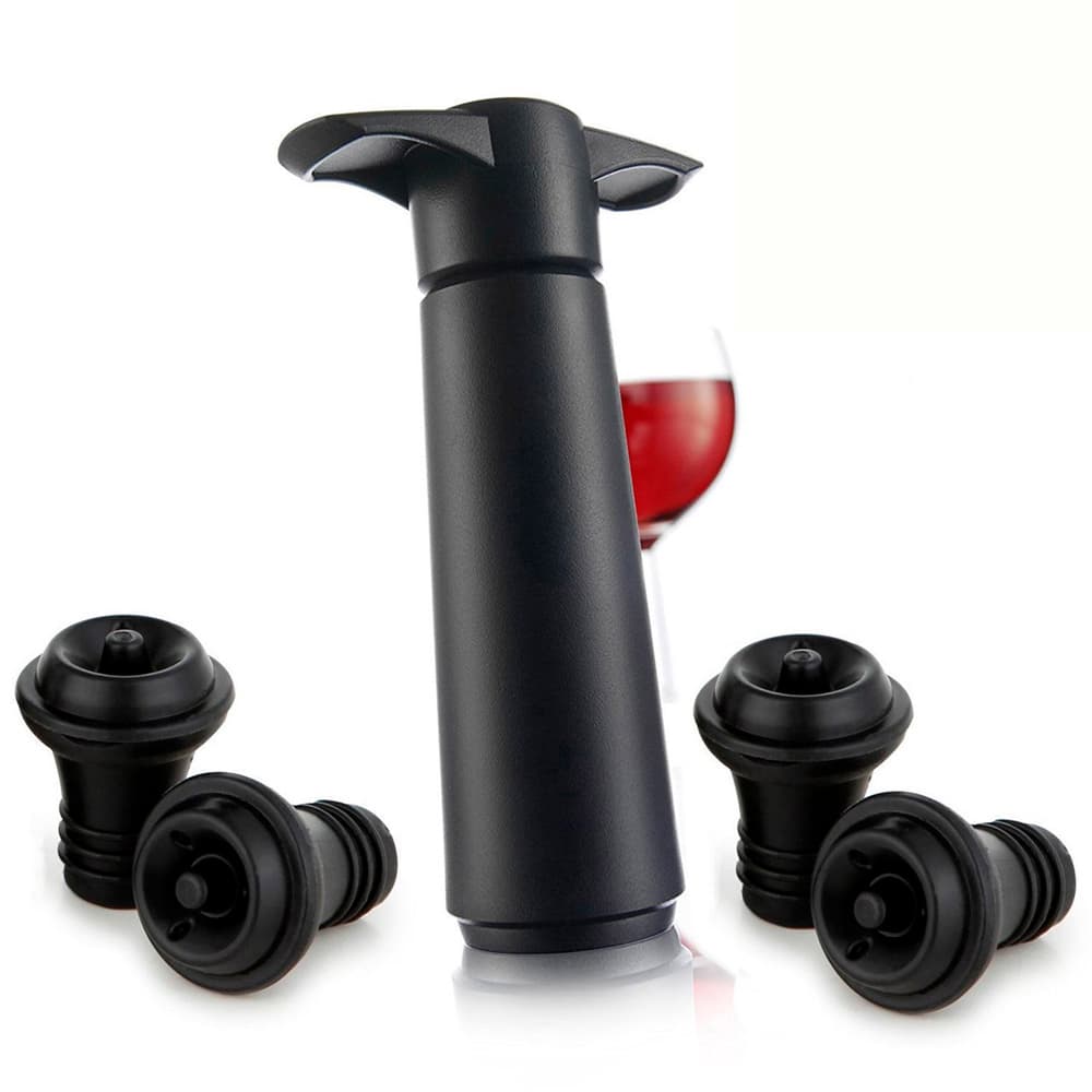 Bomba de Vacío Manual Para Vino Gadnic + 4 Tapones Outlet